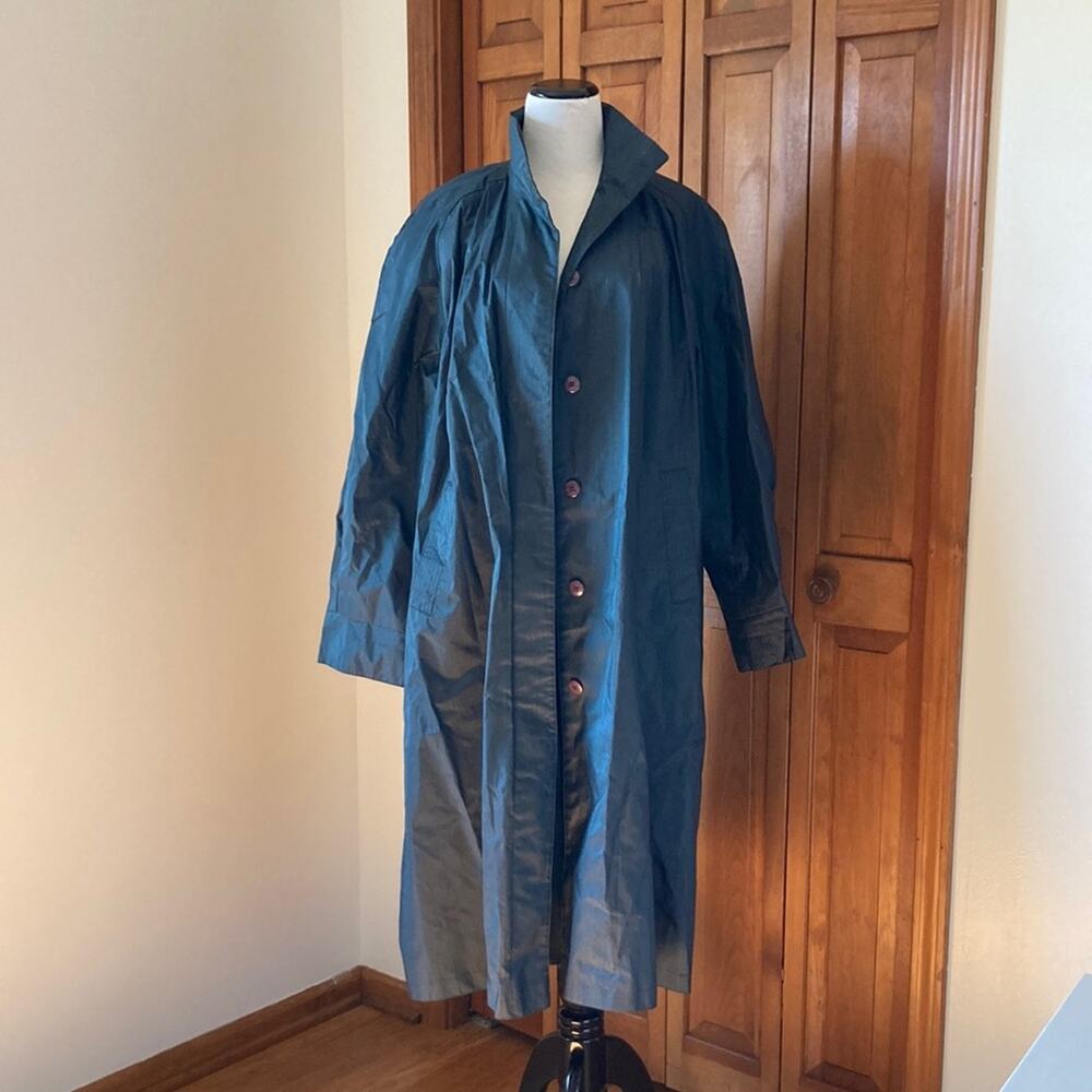 Worthington Forrest Green Rain Coat, Size 8